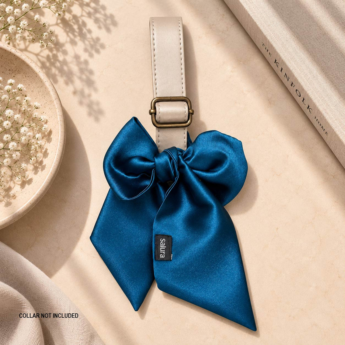 The Mini Scarf - Peacock blue