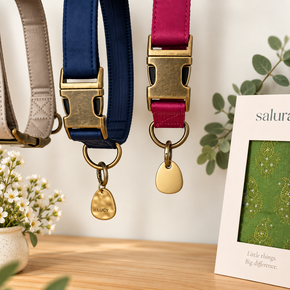 The Pebble - Personalised Dog Tag