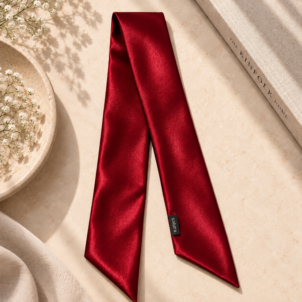 The Mini Scarf - Ruby