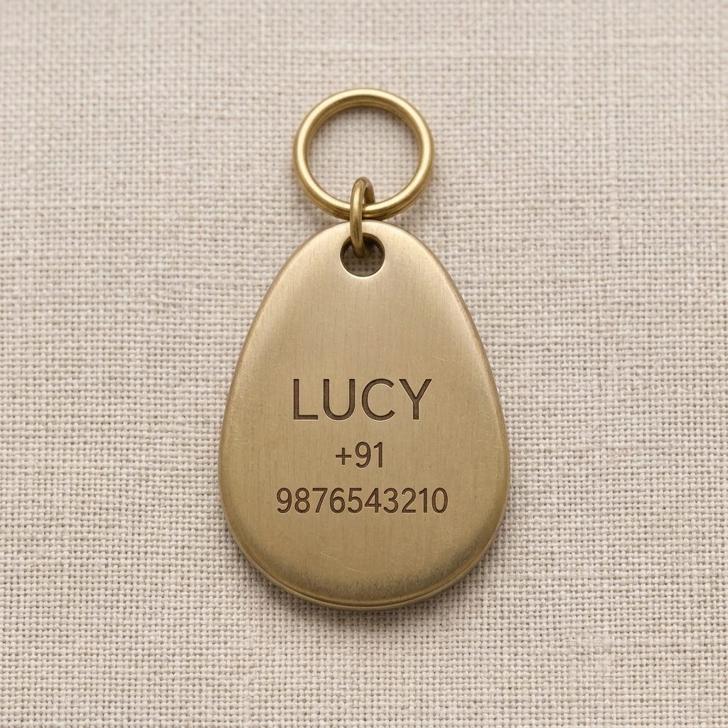 The Pebble — Personalised Dog Tag