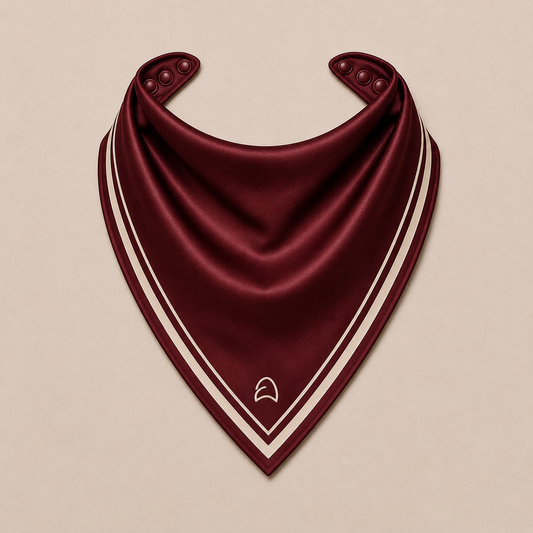 Draped Scarf/Bandana — Mulled Wine
